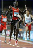 Alex Kipchirchir 800m winner CWG 2006
