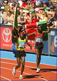 Samson Ramadhani - winner Commonwealth Marathon 2006