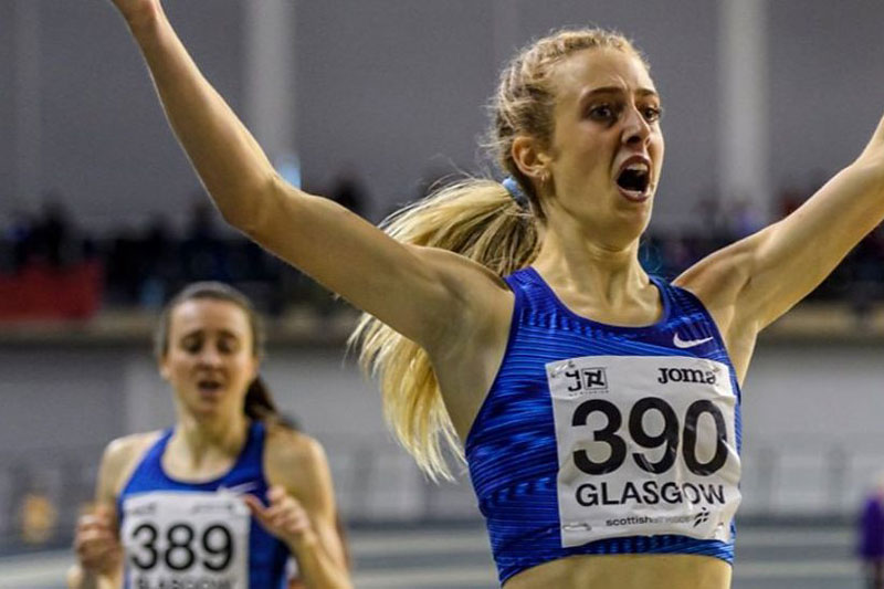 Reekie sets new British 800m indoor record